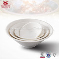 China dinnerware plain ceramic bowls wholesale salad bowl to go